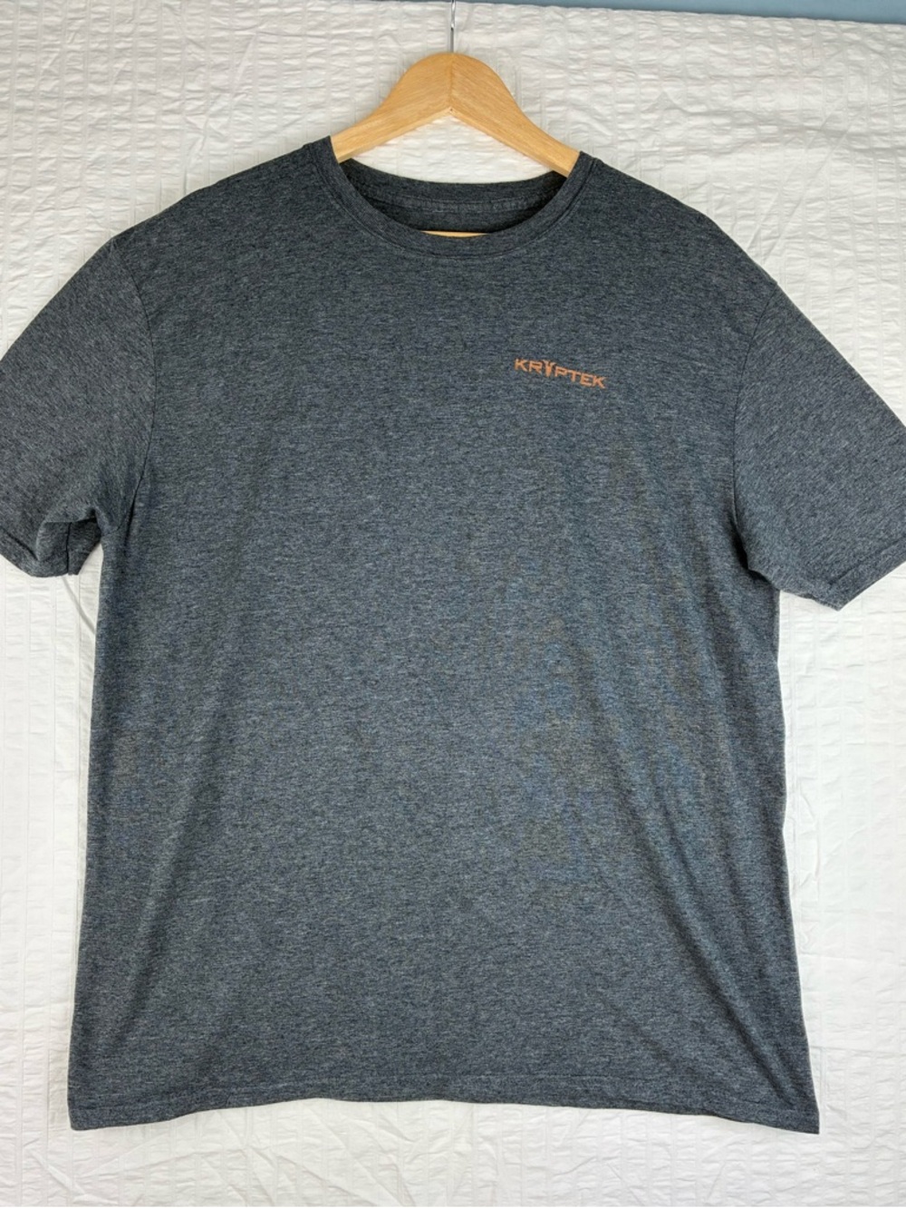 Kryptek T Shirt‎ Mens XL Gray Spartan Helmet Graphic Battlefield Backcountry Tee